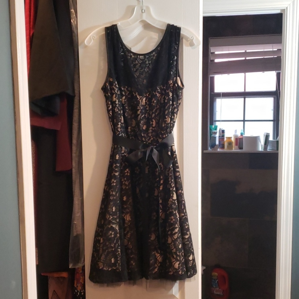 Black lace Cocktail dress